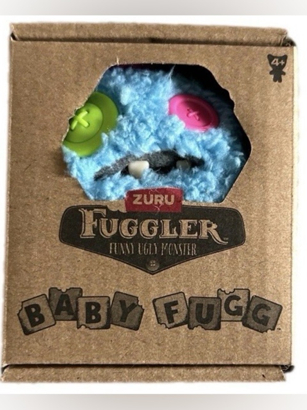 Fuggler Funny Ugly Monster Baby Fugg Blue Plush Toy